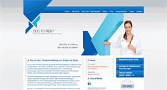 Desktop Screenshot of doc-to-rent.de